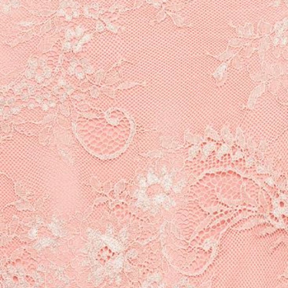 Majorelle TAVI Blush Pink & Silver Lace Sleeveless Full-Length Gown Dress NEW - Picture 7 of 9